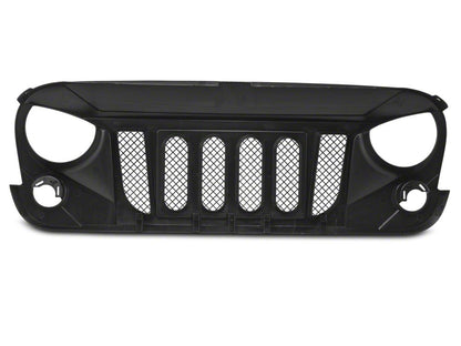 RedRock Avenger Grille; Matte Black (07-18 Jeep Wrangler JK)