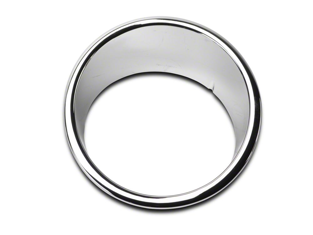 RedRock Headlight Bezels; Chrome (07-18 Jeep Wrangler JK)