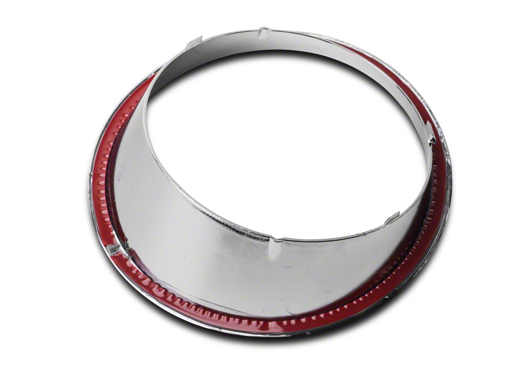 RedRock Headlight Bezels; Chrome (07-18 Jeep Wrangler JK)