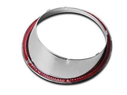 RedRock Headlight Bezels; Chrome (07-18 Jeep Wrangler JK)