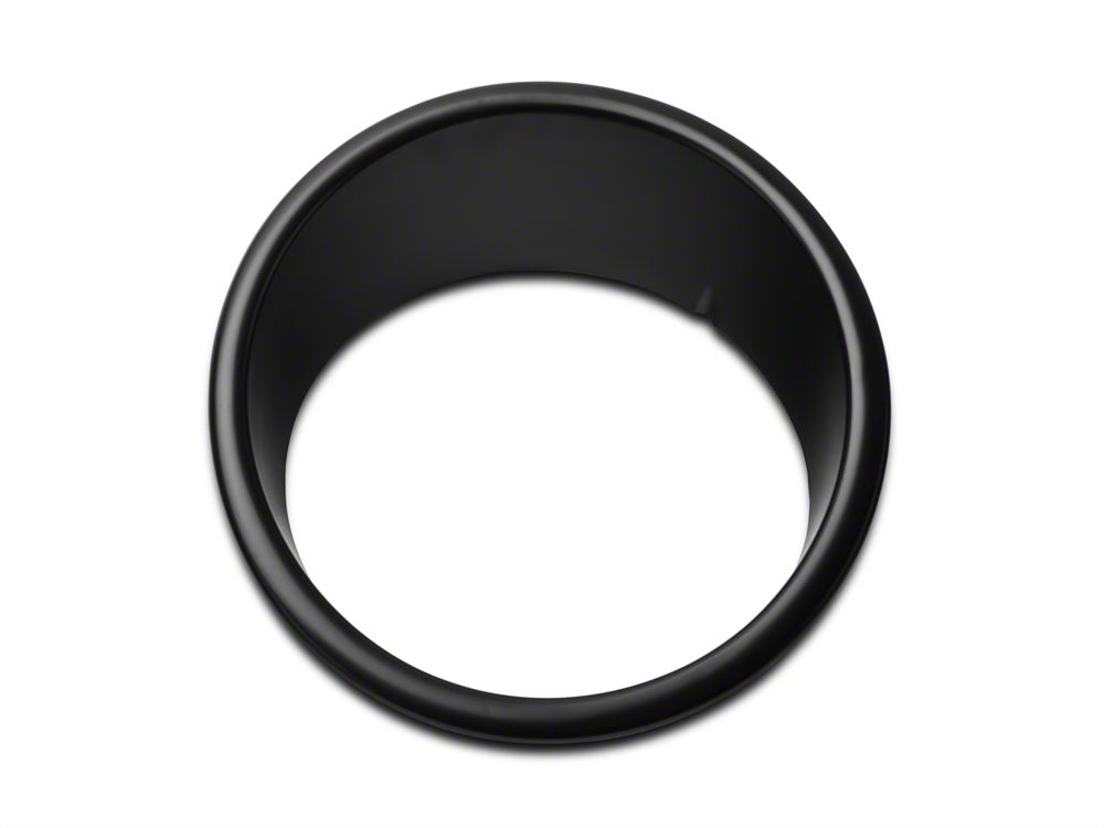 RedRock Headlight Bezels; Gloss Black (07-18 Jeep Wrangler JK)