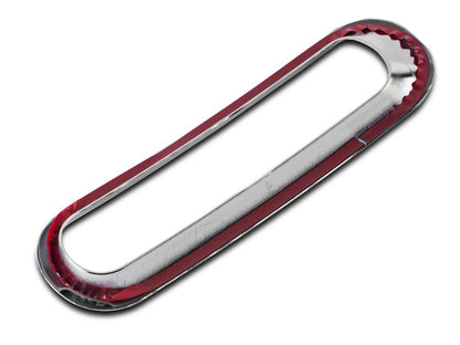 RedRock Grille Inserts; Chrome (07-18 Jeep Wrangler JK)