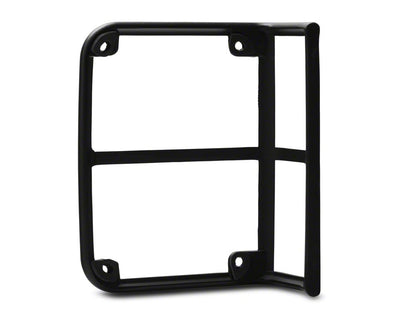 RedRock OE Style Tail Light Guards; Black (07-18 Jeep Wrangler JK)