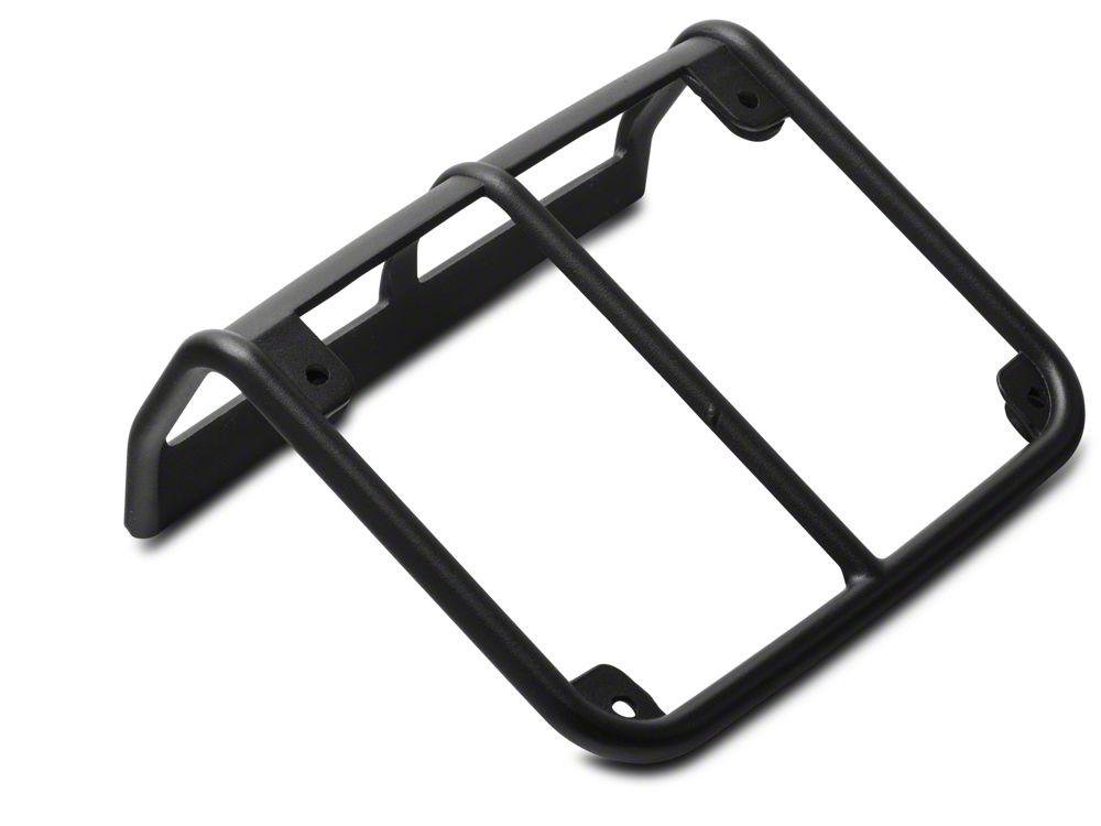 RedRock OE Style Tail Light Guards; Black (07-18 Jeep Wrangler JK)