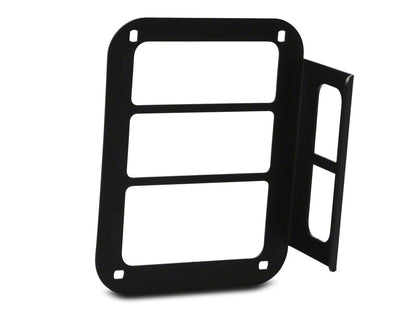 RedRock Tail Light Guards; Black (07-18 Jeep Wrangler JK)