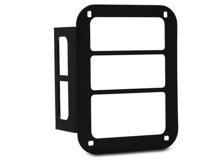 RedRock Tail Light Guards; Black (07-18 Jeep Wrangler JK)