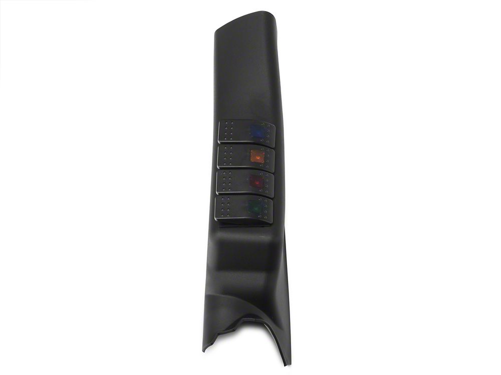 RedRock A-Pillar Switch Panel with Switches (07-18 Jeep Wrangler JK)