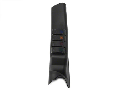 RedRock A-Pillar Switch Panel with Switches (07-18 Jeep Wrangler JK)