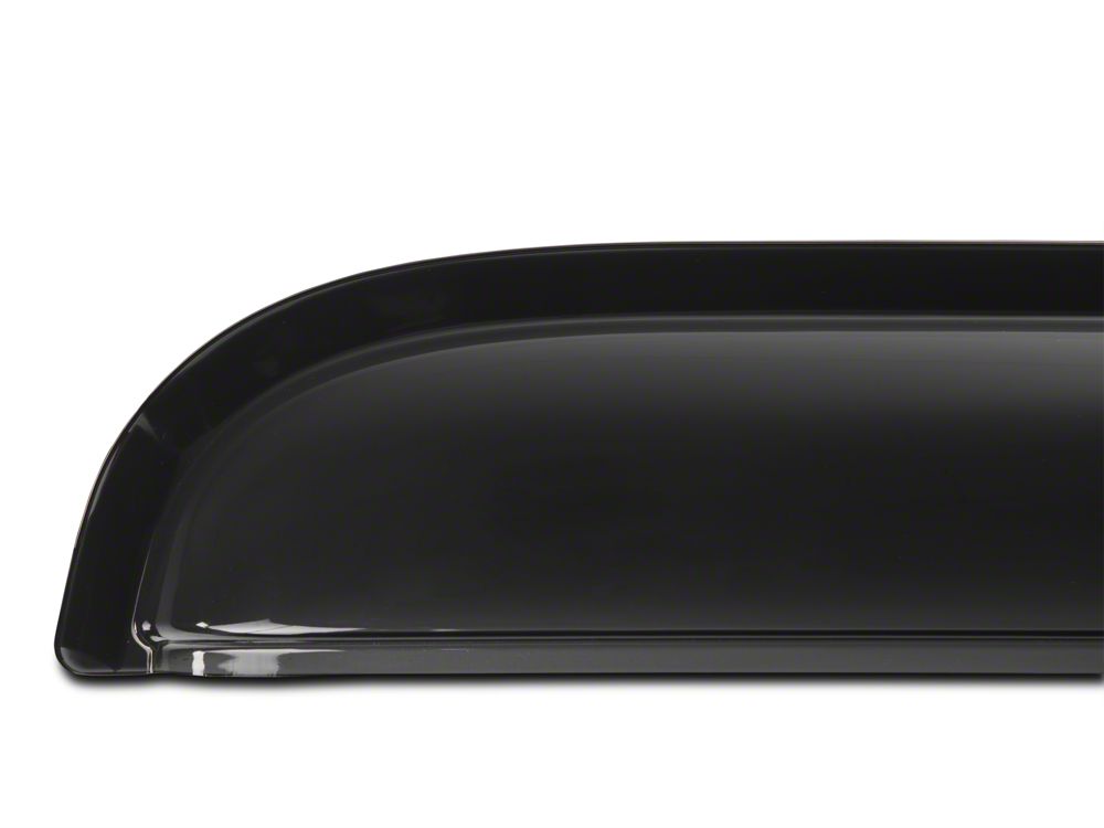RedRock Rain Guards; Smoke (07-18 Jeep Wrangler JK 2-Door)