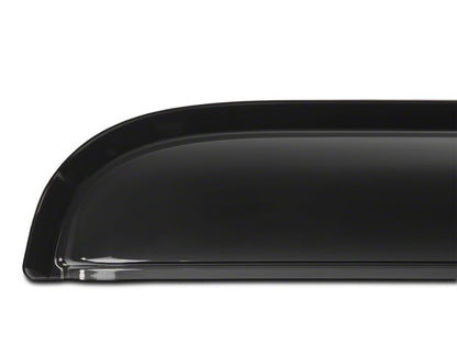 RedRock Rain Guards; Smoke (07-18 Jeep Wrangler JK 2-Door)