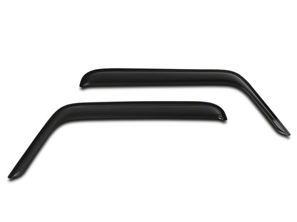 RedRock Rain Guards; Smoke (07-18 Jeep Wrangler JK 2-Door)
