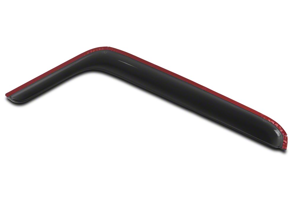 RedRock Rain Guards; Smoke (07-18 Jeep Wrangler JK 2-Door)