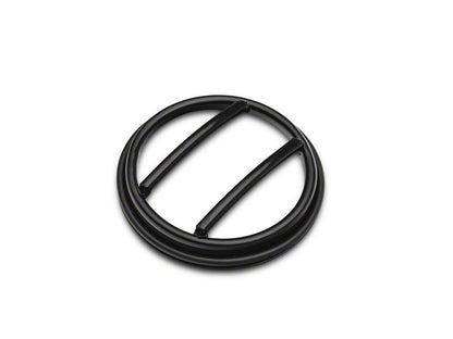 RedRock Euro Fog Light Guards; Black (07-18 Jeep Wrangler JK)