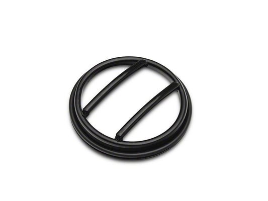 RedRock Euro Fog Light Guards; Black (07-18 Jeep Wrangler JK)