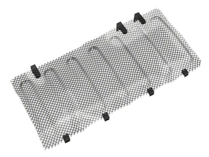 RedRock Wire Mesh Grille Insert; Black (07-18 Jeep Wrangler JK)