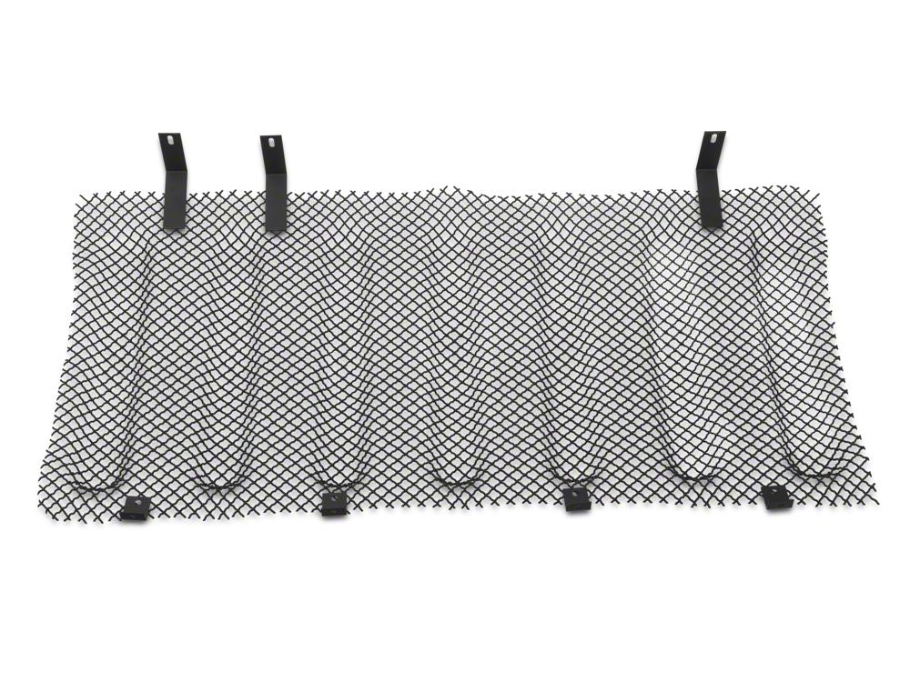 RedRock Wire Mesh Grille Insert; Black (07-18 Jeep Wrangler JK)