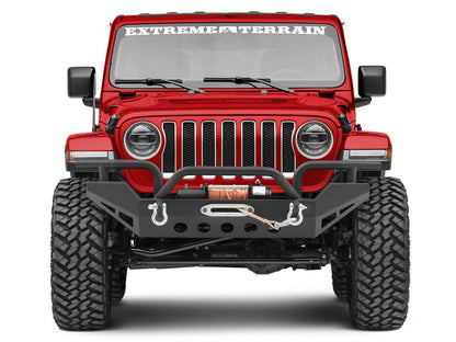 RedRock Rock Crawler Full Width Winch Front Bumper (18-25 Jeep Wrangler JL)