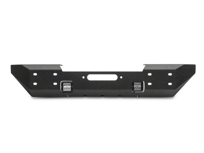RedRock Max-HD Stubby Front Bumper with LED Fog Lights and Winch Mount (07-18 Jeep Wrangler JK)