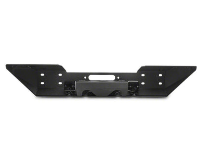 RedRock Max-HD Stubby Front Bumper with LED Fog Lights and Winch Mount (07-18 Jeep Wrangler JK)