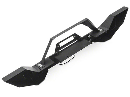 RedRock Max-HD Full Width Winch Front Bumper with Fog Lights and LED Light Bar (18-25 Jeep Wrangler JL)