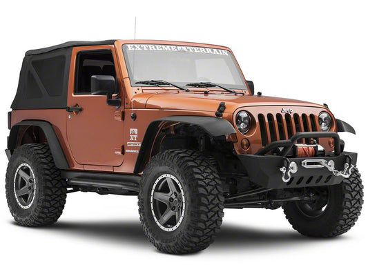 RedRock Crawler Stubby Winch Front Bumper (07-18 Jeep Wrangler JK)