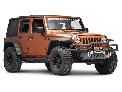 RedRock Crawler-Max Full Width Winch Front Bumper (07-18 Jeep Wrangler JK)