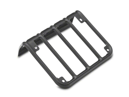 RedRock Tail Light Guards; Matte Black (07-18 Jeep Wrangler JK)