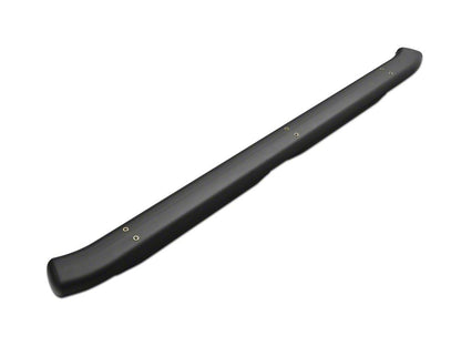 RedRock Pinnacle Oval Bent End Side Step Bars; Fine Textured Black (18-25 Jeep Wrangler JL 4-Door)