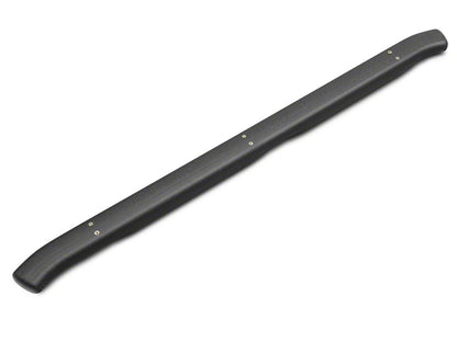 RedRock Pinnacle Oval Bent End Side Step Bars; Textured Black (18-25 Jeep Wrangler JL 4-Door)