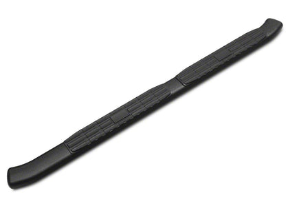 RedRock Pinnacle Oval Bent End Side Step Bars; Textured Black (18-25 Jeep Wrangler JL 4-Door)