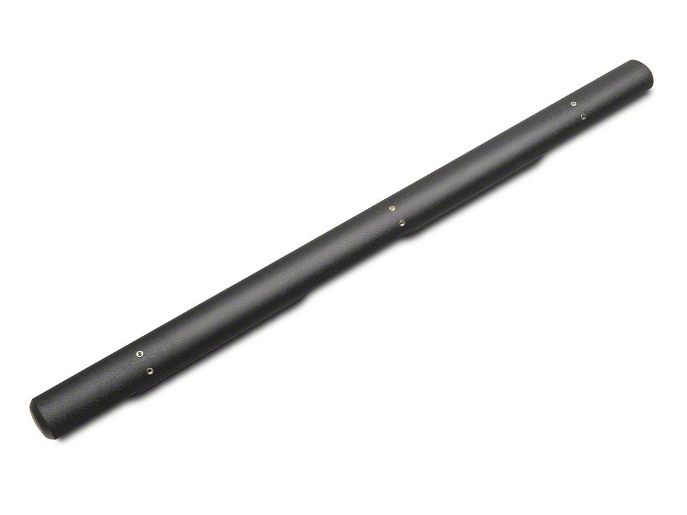RedRock 4-Inch Oval Straight Side Step Bars; Textured Black (18-25 Jeep Wrangler JL 4-Door)