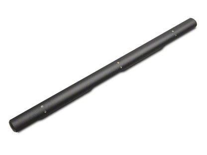RedRock 4-Inch Oval Straight Side Step Bars; Textured Black (18-25 Jeep Wrangler JL 4-Door)