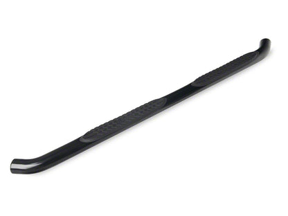 RedRock 3-Inch Round Curved Side Step Bars; Semi-Gloss Black (18-25 Jeep Wrangler JL 4-Door)