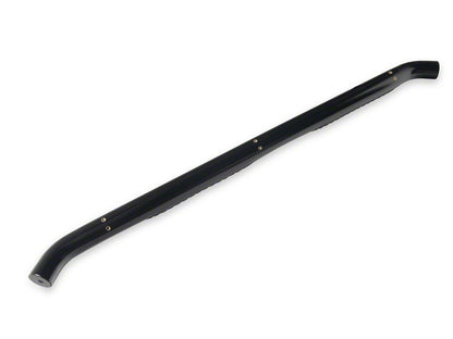 RedRock 3-Inch Round Curved Side Step Bars; Semi-Gloss Black (18-25 Jeep Wrangler JL 4-Door)