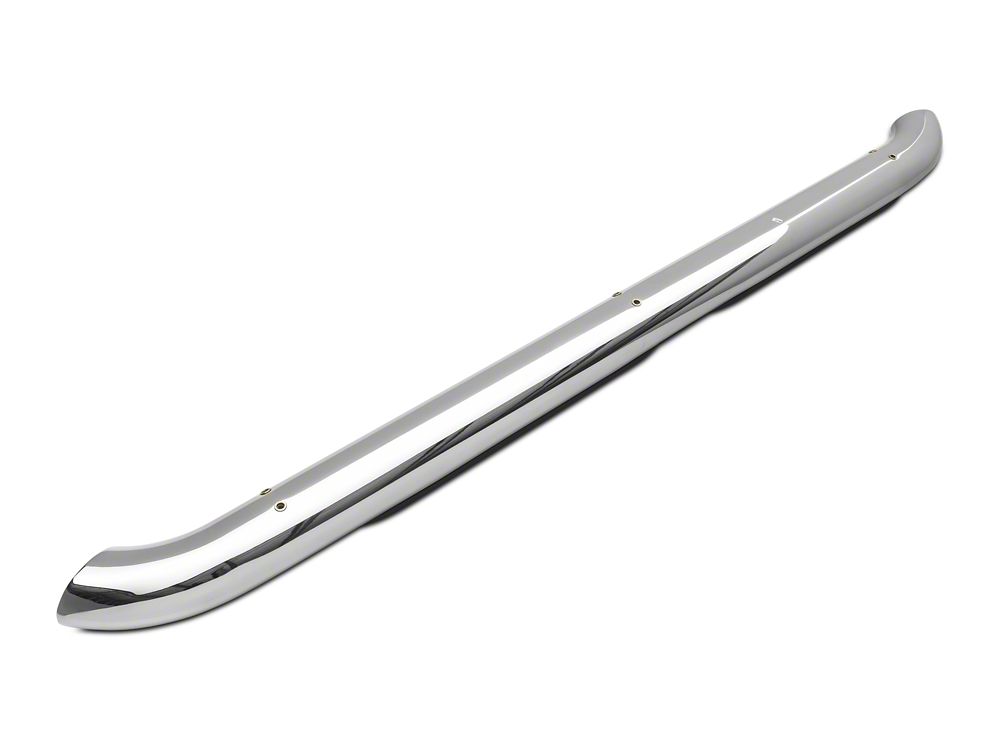 RedRock 4-Inch Oval Curved Side Step Bars; Stainless Steel (18-25 Jeep Wrangler JL 4-Door)
