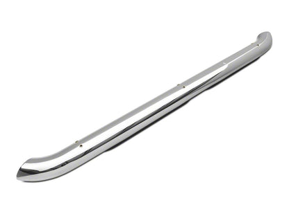 RedRock 4-Inch Oval Curved Side Step Bars; Stainless Steel (18-25 Jeep Wrangler JL 4-Door)