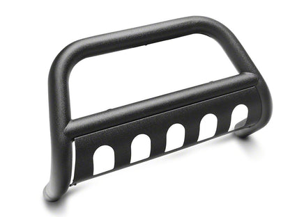 RedRock 3-Inch Bull Bar with Skid Plate; Textured Black (18-25 Jeep Wrangler JL)