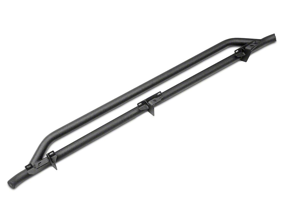 RedRock Rocker Guards; Textured Black (18-25 Jeep Wrangler JL 4-Door)