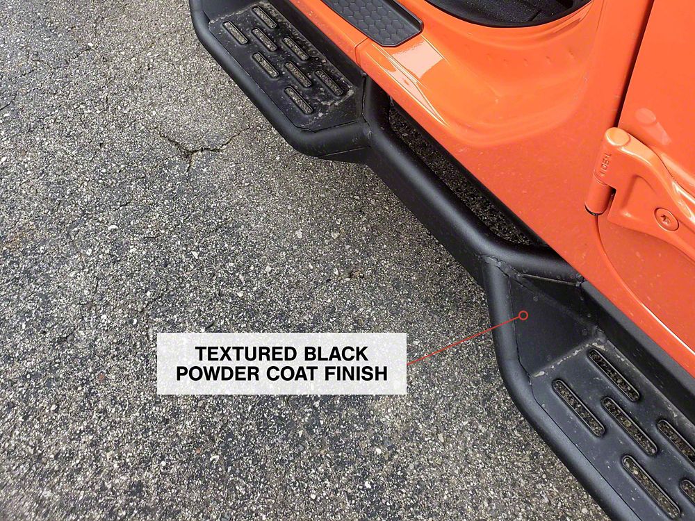 RedRock HD Drop Side Step Bars (18-25 Jeep Wrangler JL 4-Door)