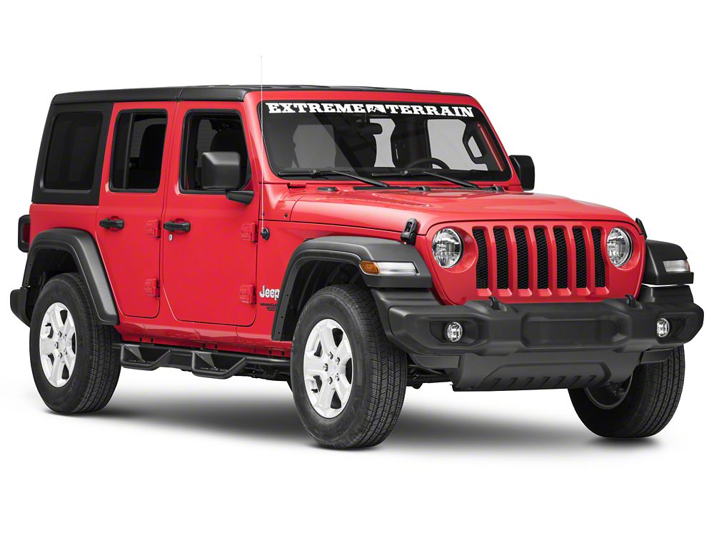 RedRock HD Drop Side Step Bars (18-25 Jeep Wrangler JL 4-Door)