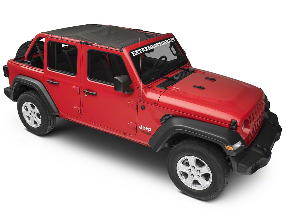 RedRock FullShade Top for Soft Tops (18-25 Jeep Wrangler JL 4-Door)