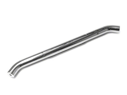 RedRock 3-Inch Round Curved Side Step Bars; Stainless Steel (18-25 Jeep Wrangler JL 2-Door)