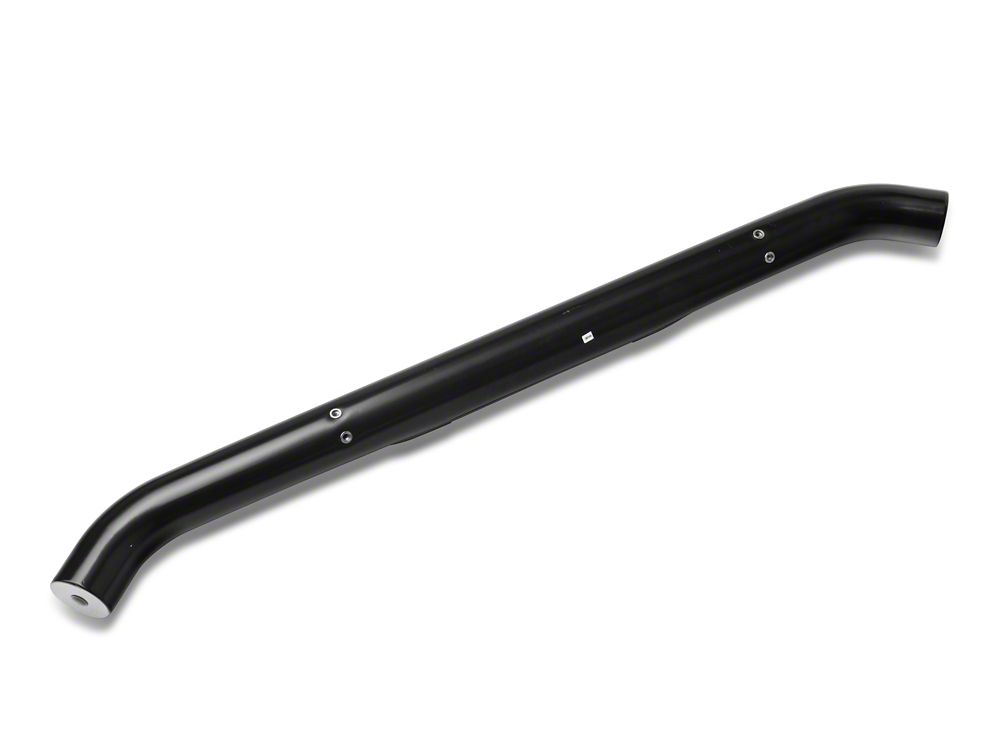 RedRock 3-Inch Round Curved Side Step Bars; Semi-Gloss Black (18-25 Jeep Wrangler JL 2-Door)