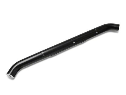 RedRock 3-Inch Round Curved Side Step Bars; Semi-Gloss Black (18-25 Jeep Wrangler JL 2-Door)