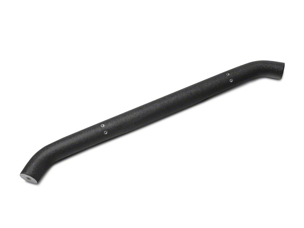 RedRock 3-Inch Round Curved Side Step Bars; Textured Black (18-25 Jeep Wrangler JL 2-Door)