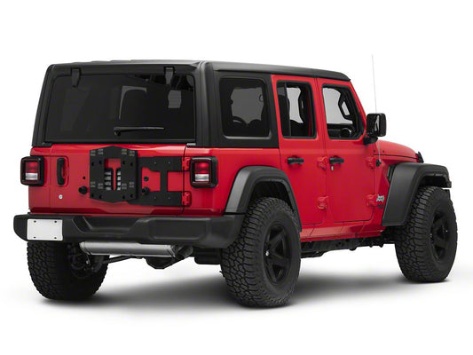 RedRock HD Tailgate Mounted Tire Carrier (18-25 Jeep Wrangler JL)