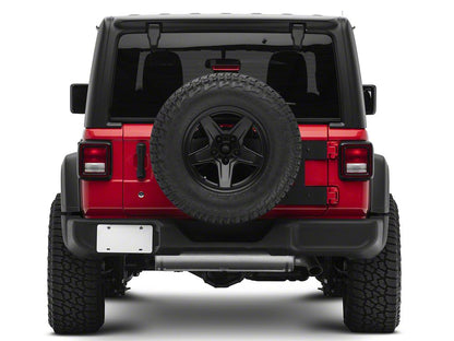 RedRock HD Tailgate Mounted Tire Carrier (18-25 Jeep Wrangler JL)