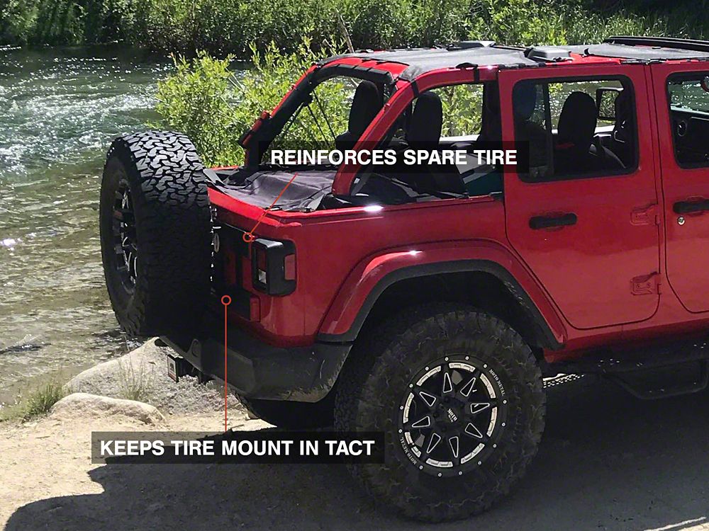 RedRock HD Tailgate Reinforcement Panel (18-25 Jeep Wrangler JL)
