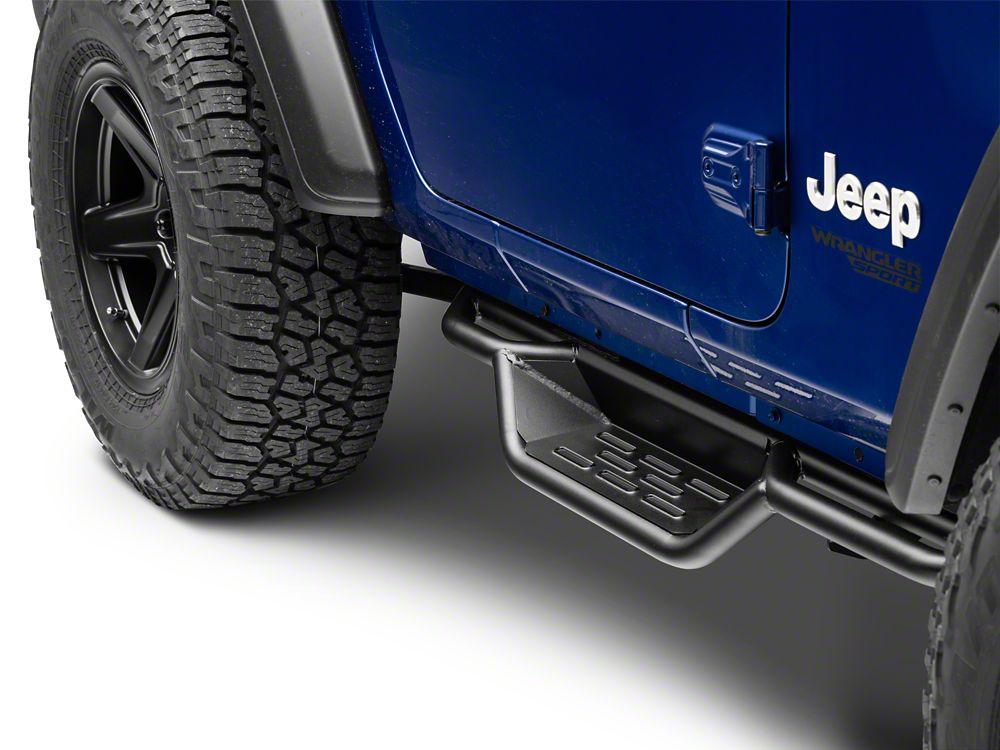RedRock HD Drop Side Step Bars (18-25 Jeep Wrangler JL 2-Door)