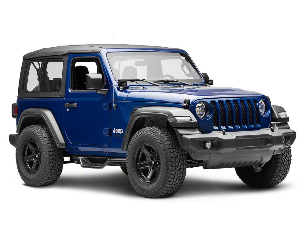 RedRock HD Drop Side Step Bars (18-25 Jeep Wrangler JL 2-Door)